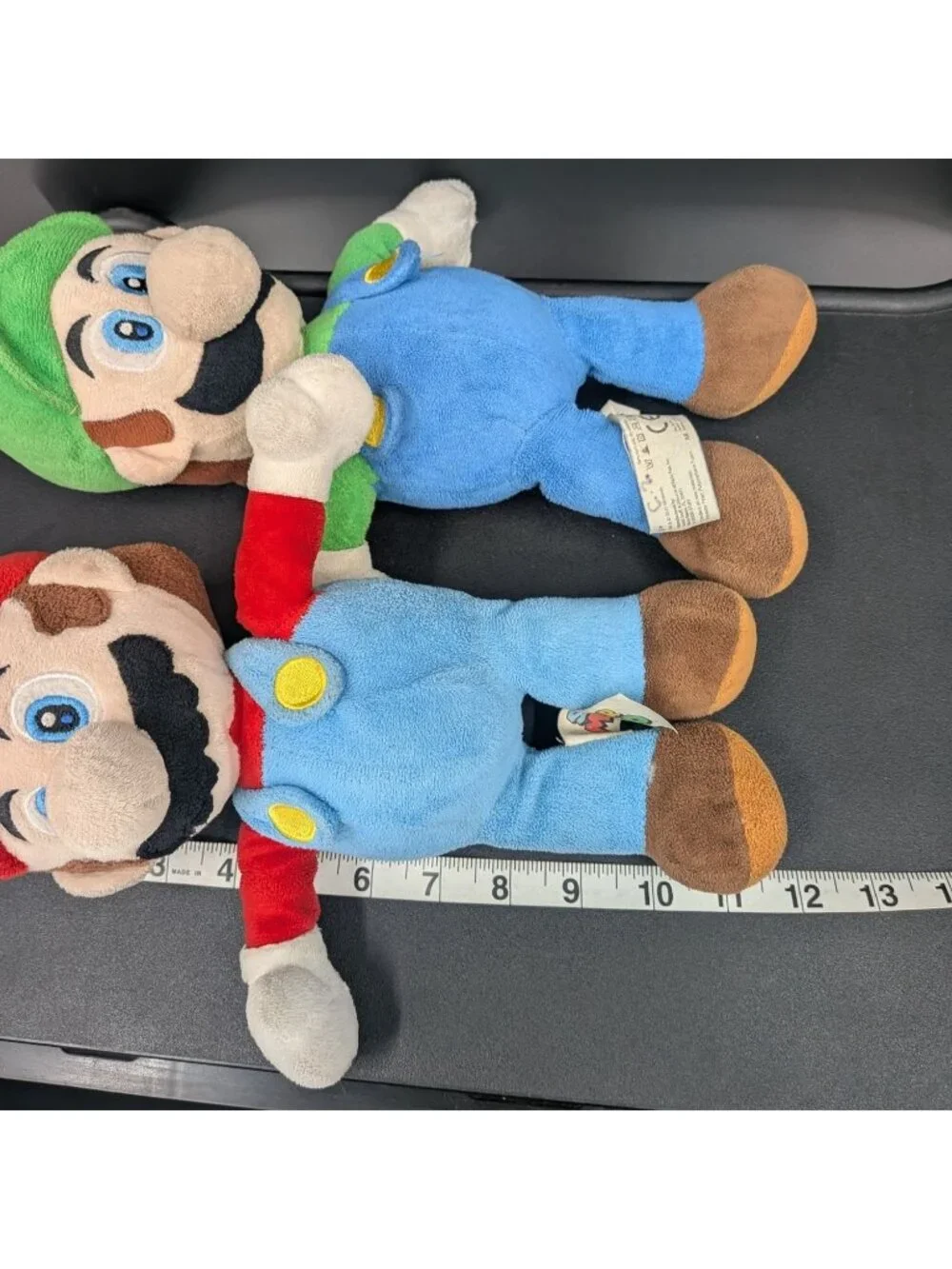 Super Mario Lot of 2 Mario & Luigi Brothers Nintendo Stuffed Animal Characters